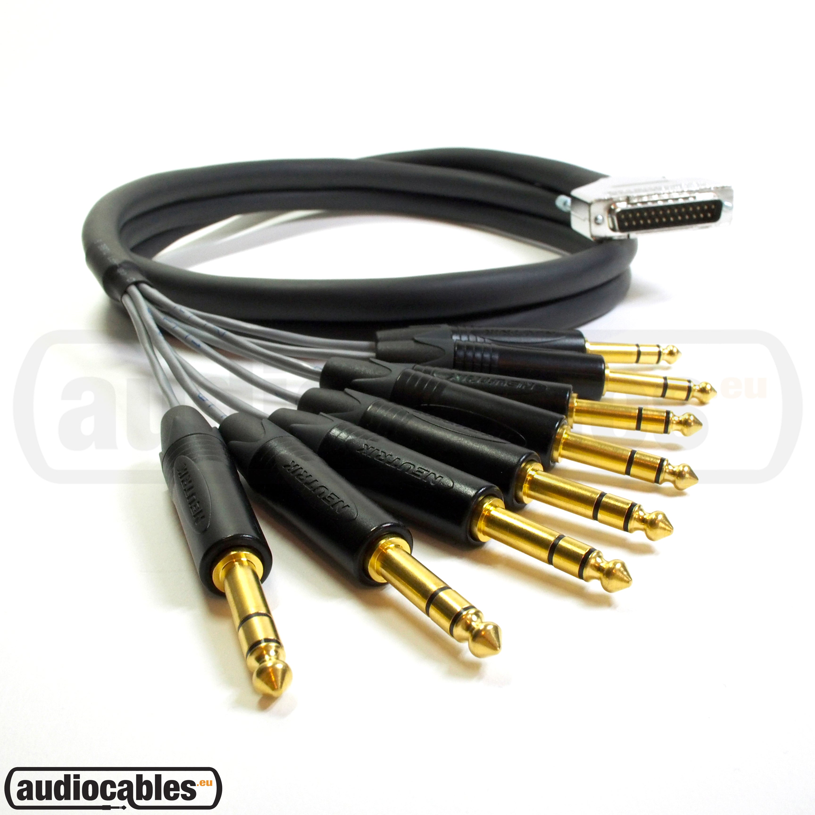 Mogami DB25 to 8 Gold Neutrik TRS Multi Analog Cable – audiocables.eu