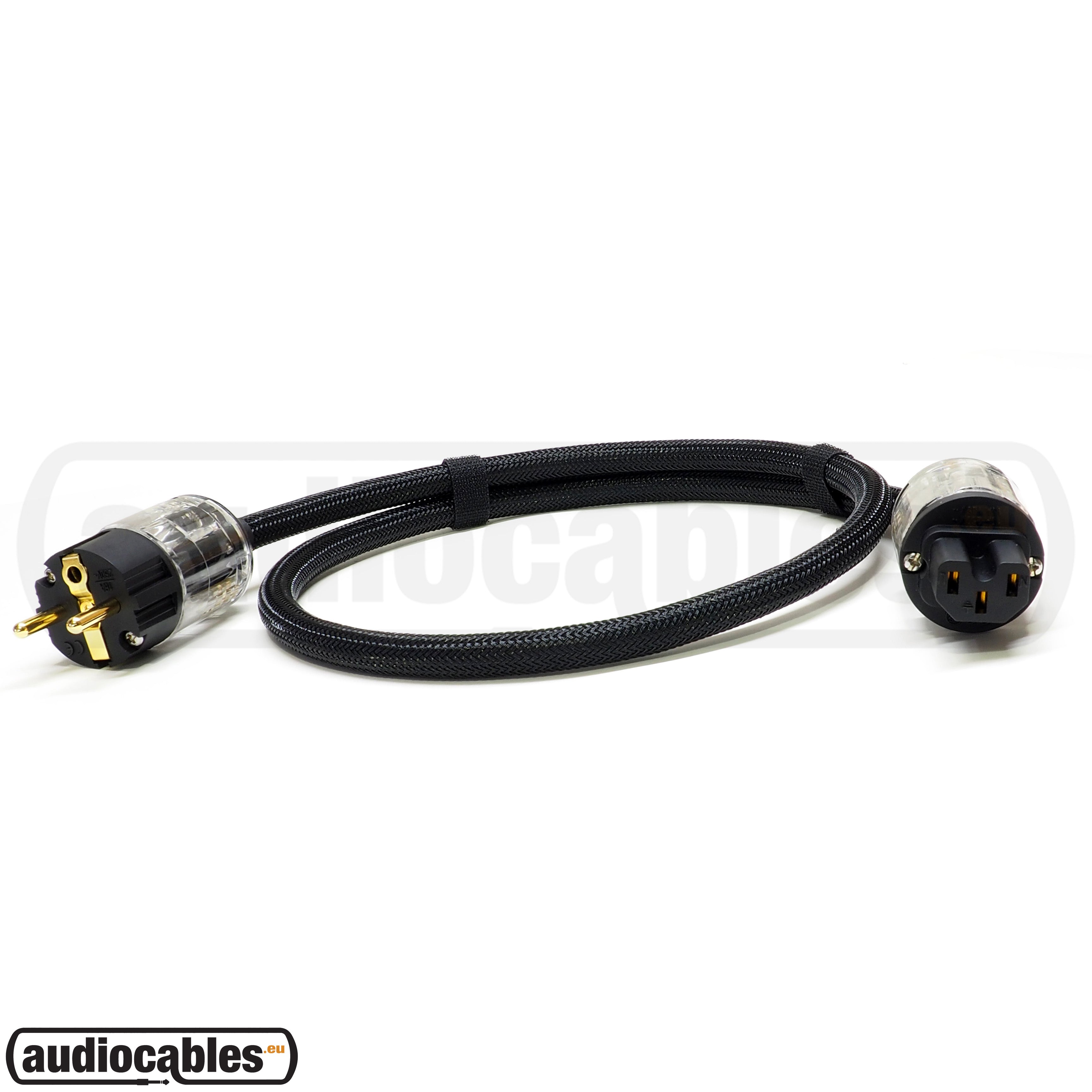 Belden 19364 Audiophile Braided Power Cable w/ Gold Plated Connectors ...