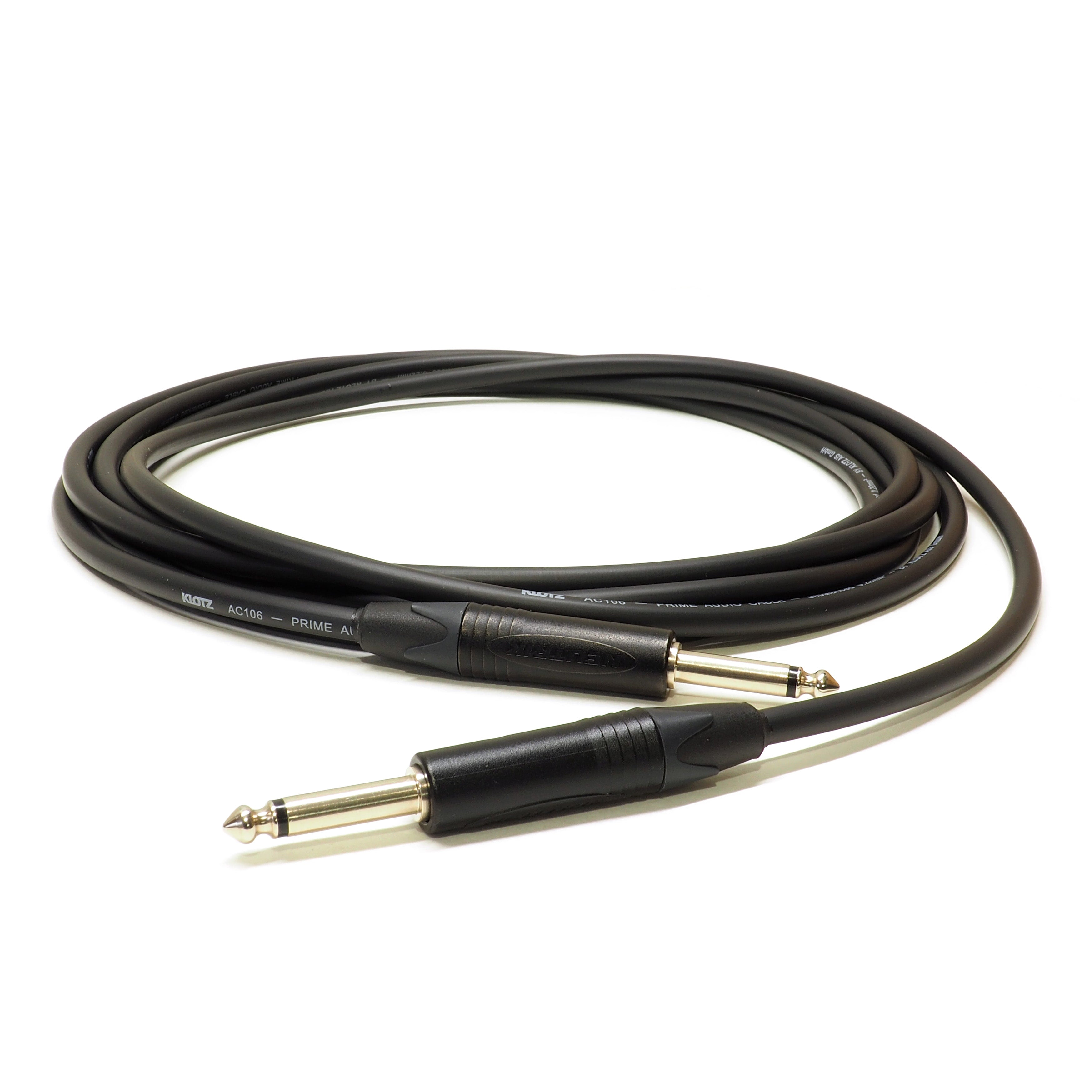 Klotz AC 106 Instrument Cable w/ Neutrik Connectors - 4m – audiocables.eu